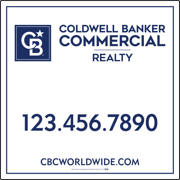 Commercial Office Sign Panel, SF, 48h x 48w, 3mm Aluminum Composite