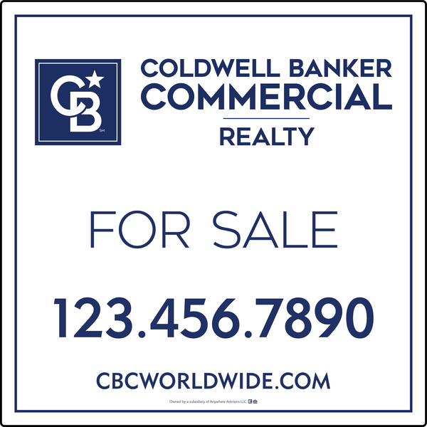 Commercial For Sale Sign Panel, SF, 48h x 48w, 3mm Aluminum Composite