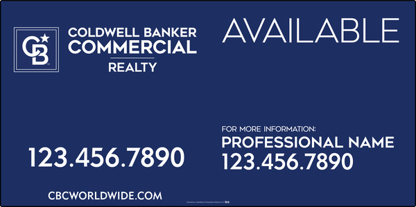 Commercial Available Sign Panel, SF, 48h x 96w, 3mm Aluminum Composite