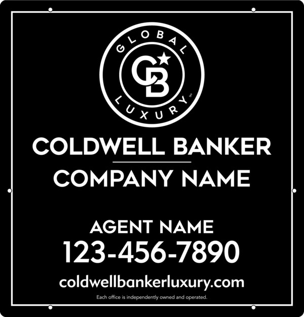Agent Hanging Sign Panel, 25h x 24w, .063 Aluminum
