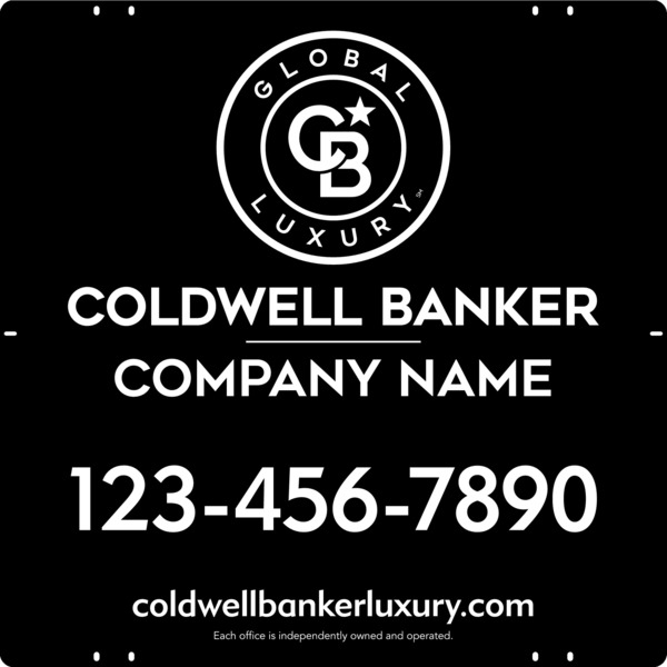 Office Sign Panel, 24h x 24w, Poly