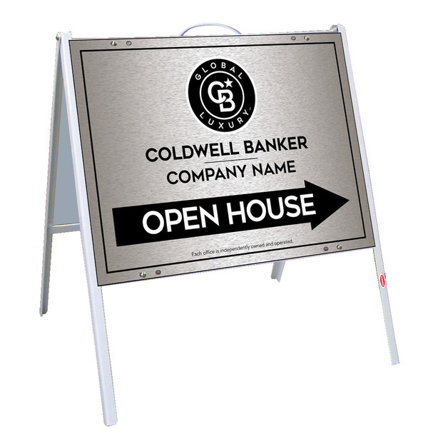 A-Frame and Office Open House Sign Panel Unit, 18h x 24w, .050 Poly