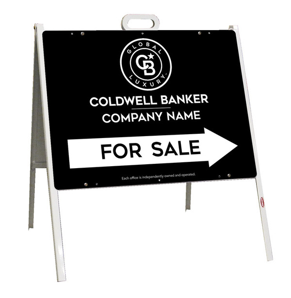 A-Frame and Office For Sale Sign Panel Unit, 18h x 24w, Steel