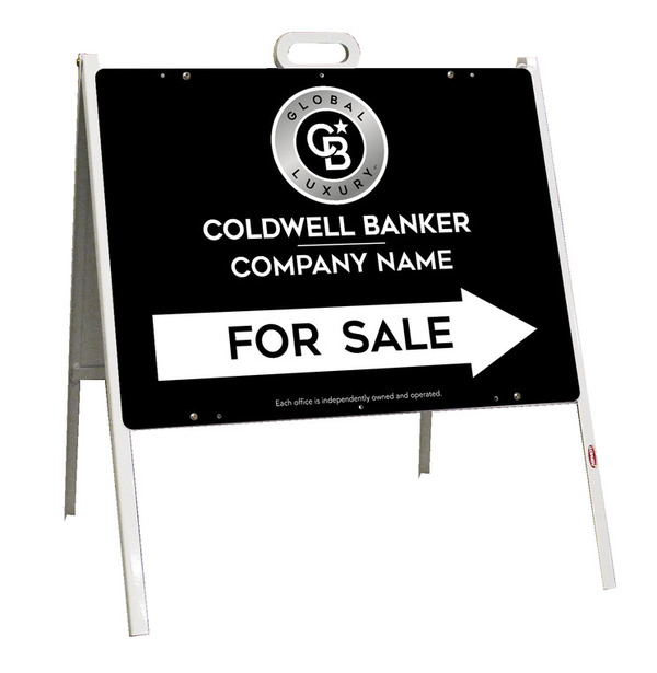 A-Frame and Office For Sale Sign Panel Unit, 18h x 24w, Steel