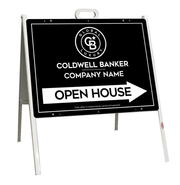 A-Frame and Office Open House Sign Panel Unit, 18h x 24w, Steel