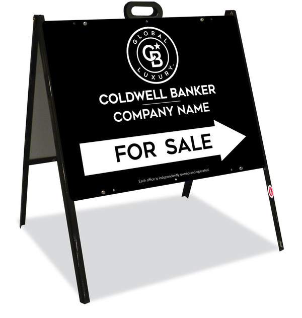 A-Frame and Office For Sale Sign Panel Unit, 18h x 24w, Steel