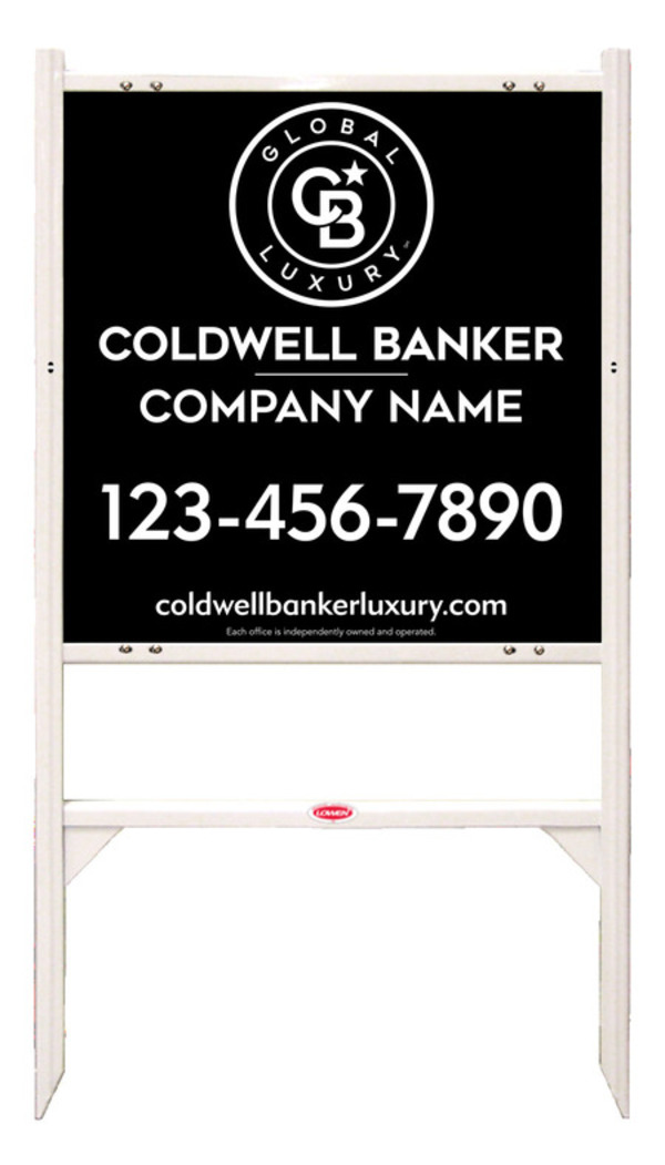 Angle Iron Frame and Office Sign Panel Unit, 24h x 24w, .040 Aluminum