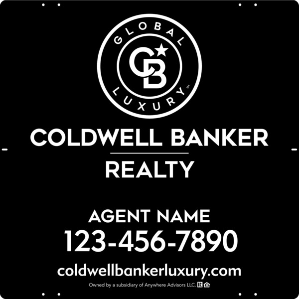 Agent Sign Panel, 24h x 24w, 3MM Aluminum Composite