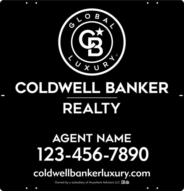 Agent Sign Panel, 25h x 24w, 3MM Aluminum Composite