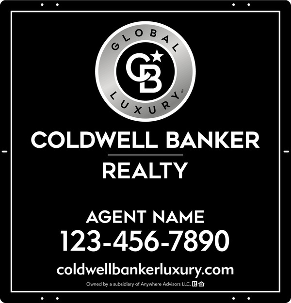 Agent Sign Panel, 25h x 24w, 3MM Aluminum Composite