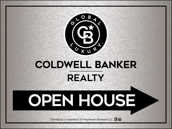 Directional Office Open House Sign Panel, 18h x 24w, 4mm Corrugated