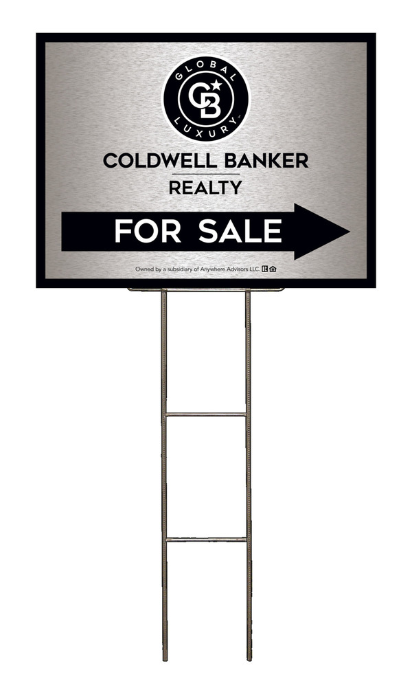 Wire H-Stake and Office For Sale Sign Panel Unit, 18h x 24w, 4mm Corrugated