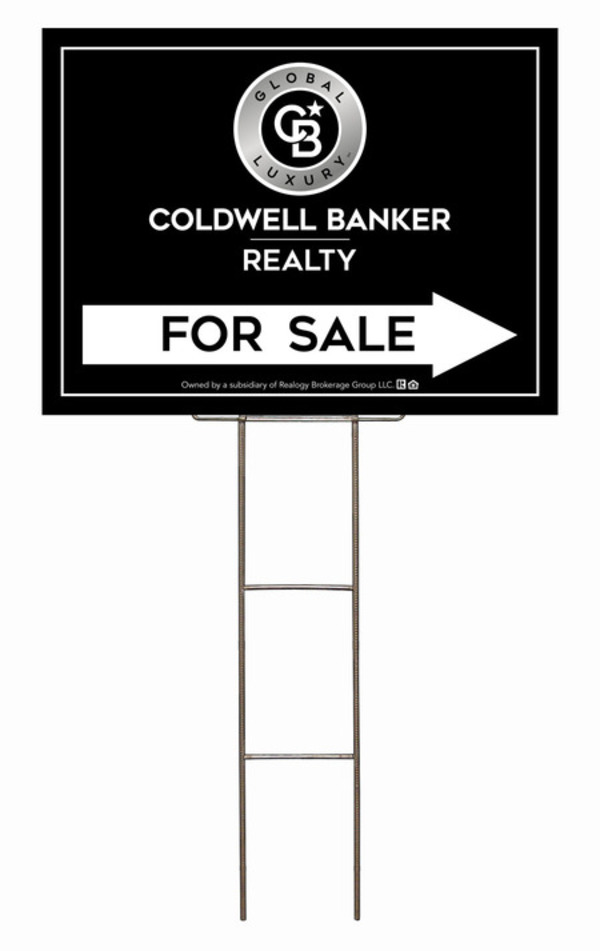 Wire H-Stake and Office For Sale Sign Panel Unit, 18h x 24w, 4mm Corrugated