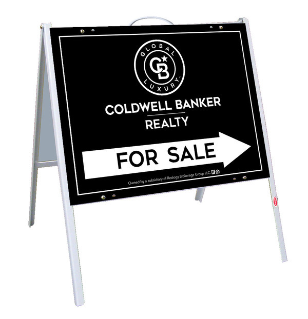 A-Frame and Office For Sale Sign Panel Unit, 18h x 24w, .050 Poly