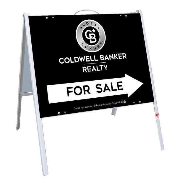 A-Frame and Office For Sale Sign Panel Unit, 18h x 24w, .050 Poly