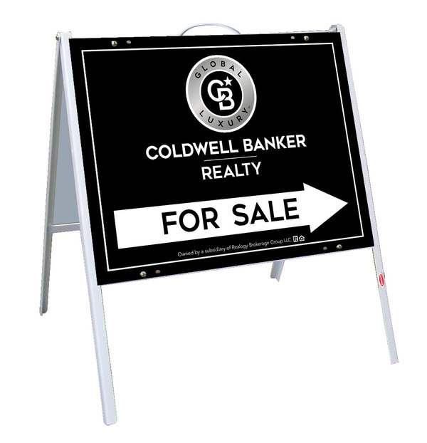 A-Frame and Office For Sale Sign Panel Unit, 18h x 24w, .050 Poly