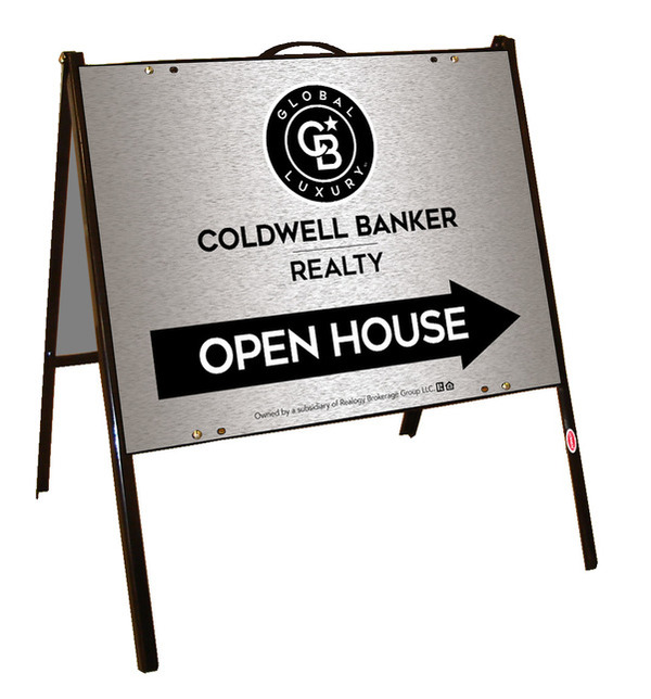 A-Frame and Office Open House Sign Panel Unit, 18h x 24w, .050 Poly