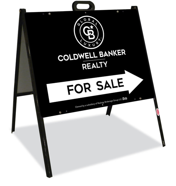 A-Frame and Office For Sale Sign Panel Unit, 18h x 24w, Steel