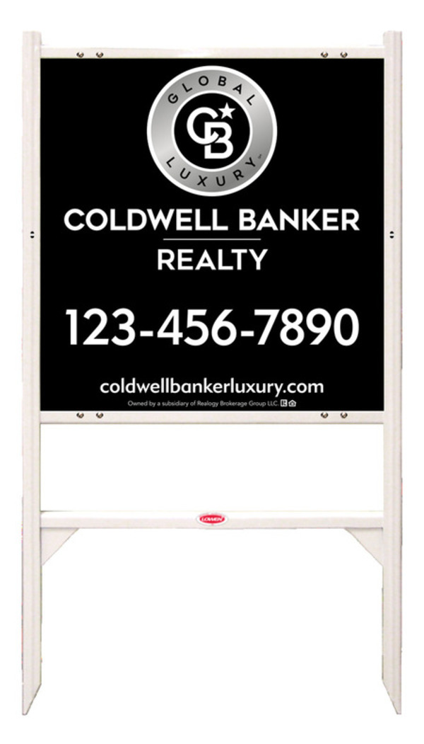 Angle Iron Frame and Office Sign Panel Unit, 24h x 24w, Poly