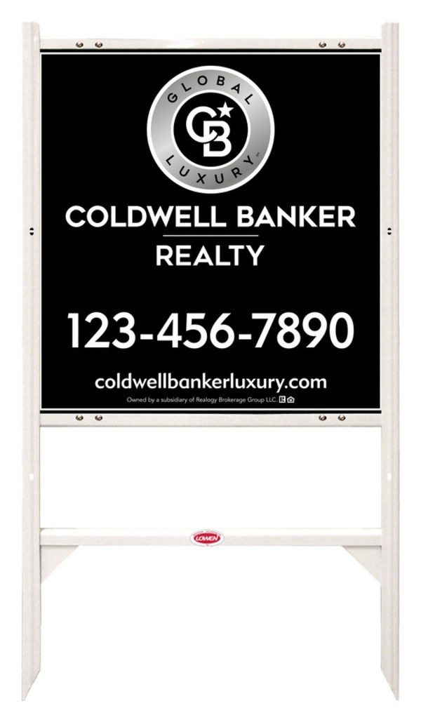 Angle Iron Frame and Office Sign Panel Unit, 25h x 24w, Poly