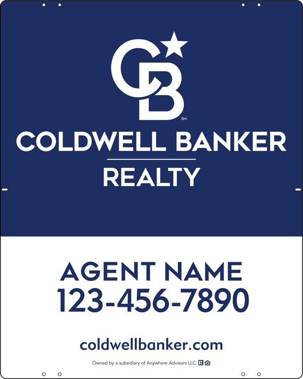 Agent Sign Panel, 30h x 24w, 3MM Aluminum Composite