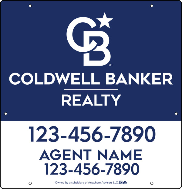 Agent Hanging Sign Panel, 25h x 24w, Poly