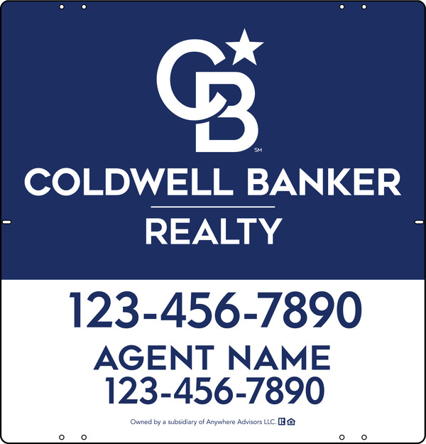 Agent Sign Panel, 25h x 24w, 3MM Aluminum Composite