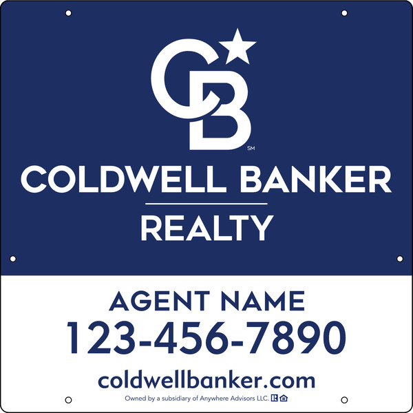 Agent Hanging Sign Panel, 24h x 24w, Steel