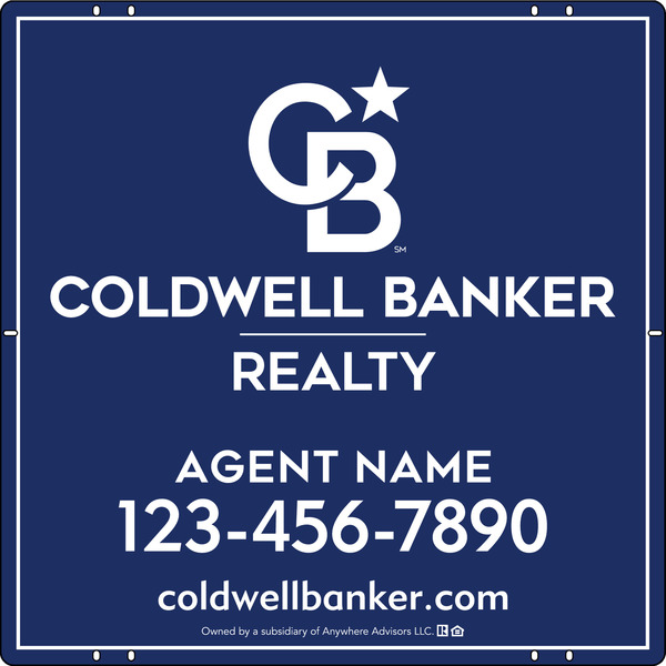 Agent Sign Panel, 24h x 24w, Poly