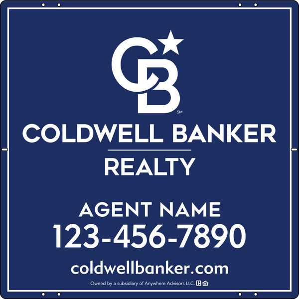 Agent Sign Panel, 24h x 24w, 3MM Aluminum Composite