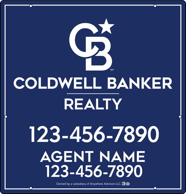 Agent Hanging Sign Panel, 25h x 24w, Poly