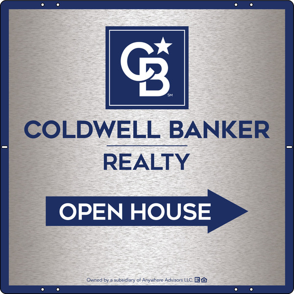 Office Open House Sign Panel, 24h x 24w, 3MM Brushed Aluminum Composite