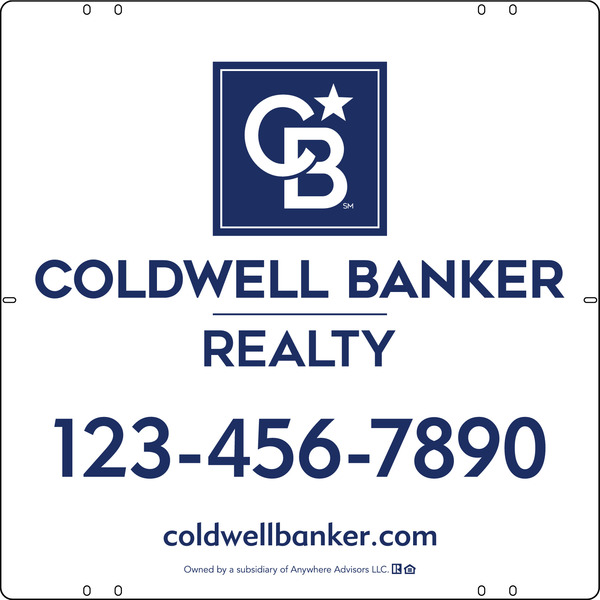 Office Sign Panel, 24h x 24w, Poly