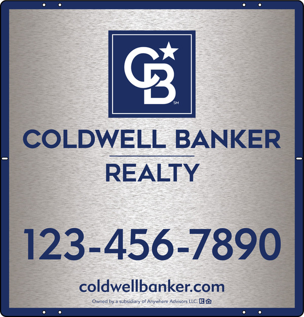 Office Sign Panel, 25h x 24w, 3MM Brushed Aluminum Composite