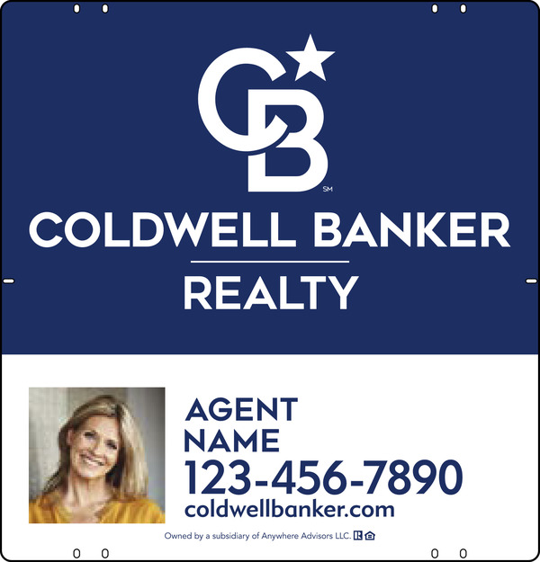 Agent Photo Sign Panel, 25h x 24w, Poly