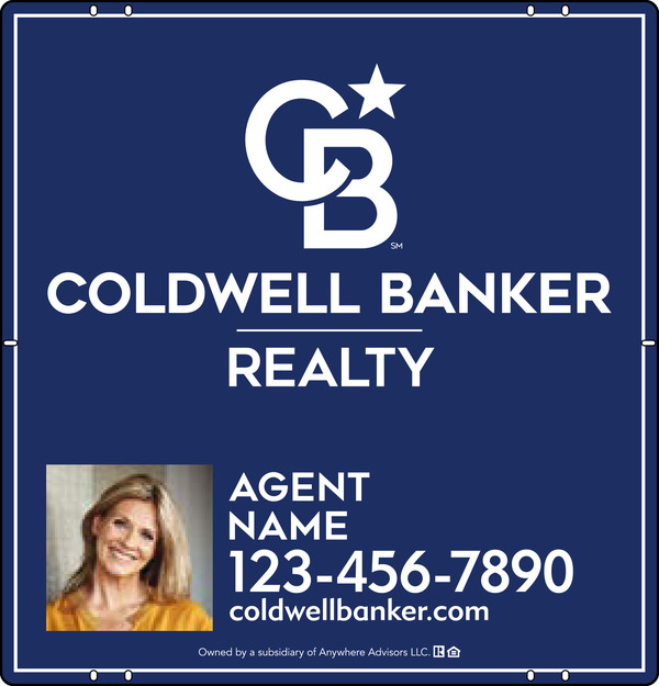 Agent Photo Sign Panel, 25h x 24w, Poly