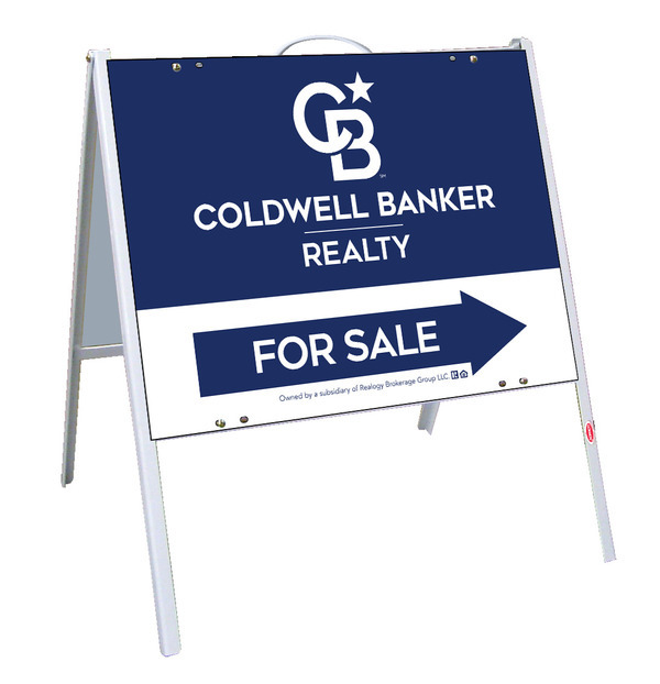 A-Frame and Office For Sale Sign Panel Unit, 18h x 24w, .050 Poly