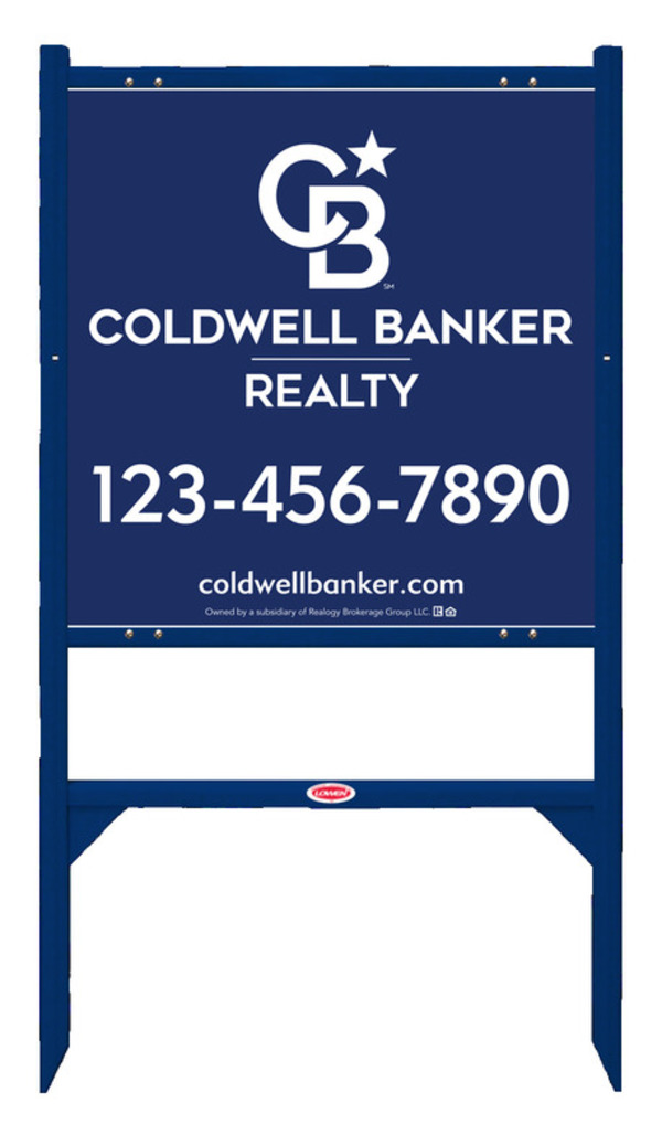 Angle Iron Frame and Office Sign Panel Unit, 24h x 24w, 3MM Aluminum Composite
