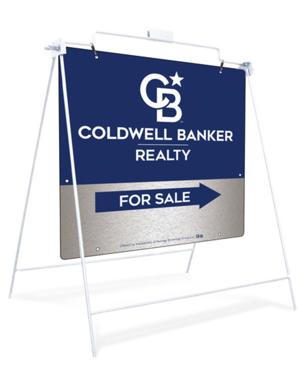 Swinging A-Frame and Office For Sale Sign Panel Unit, 24h x 24w, Steel