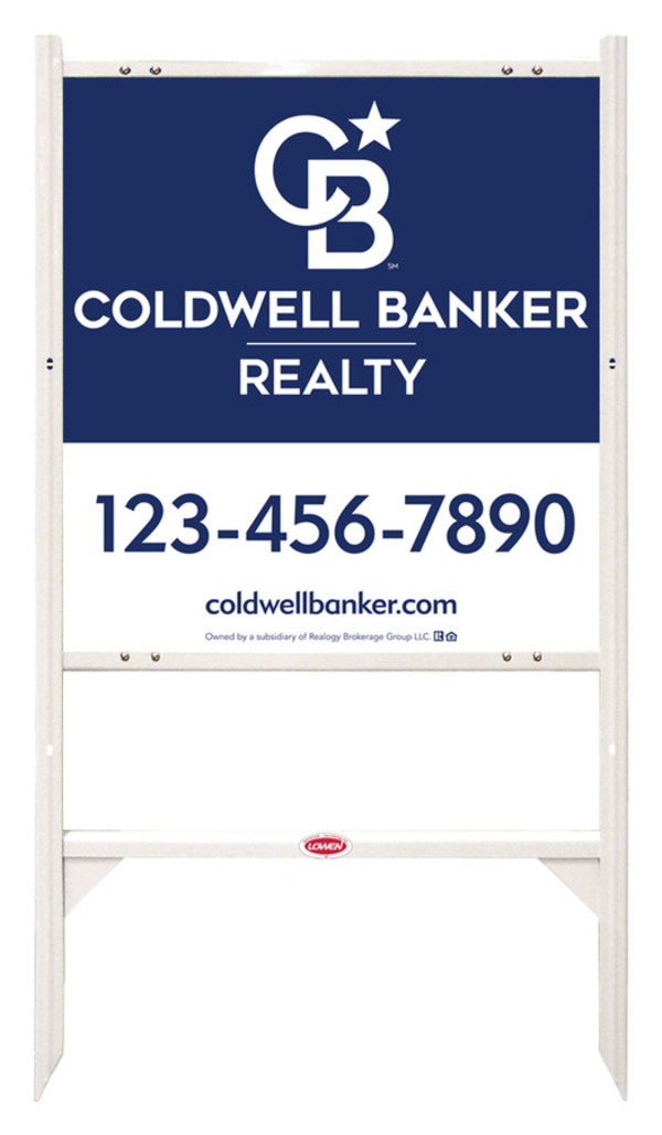 Angle Iron Frame and Office Sign Panel Unit, 25h x 24w, Poly