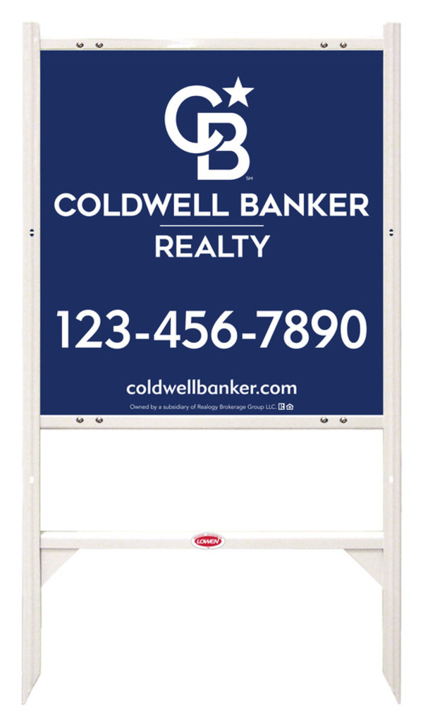 Angle Iron Frame and Office Sign Panel Unit, 25h x 24w, Poly
