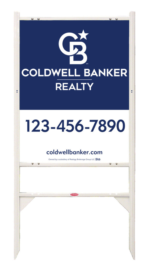 Angle Iron Frame and Office Sign Panel Unit, 30h x 24w, 3MM Aluminum Composite