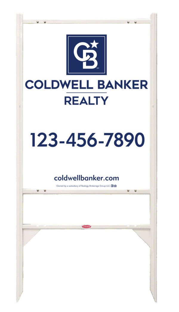Angle Iron Frame and Office Sign Panel Unit, 30h x 24w, 3MM Aluminum Composite