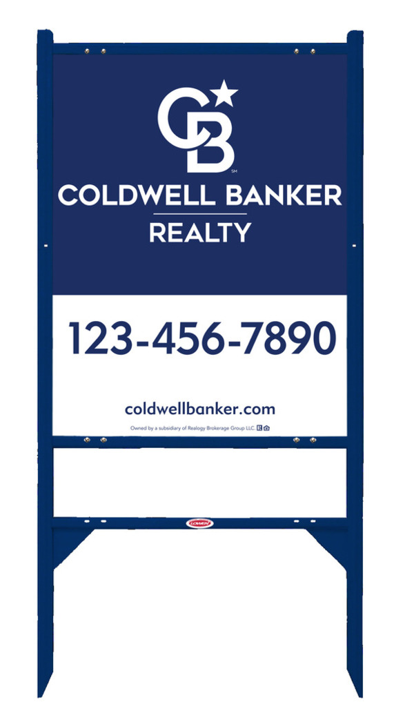 Angle Iron Frame and Office Sign Panel Unit, 30h x 24w, 3MM Aluminum Composite