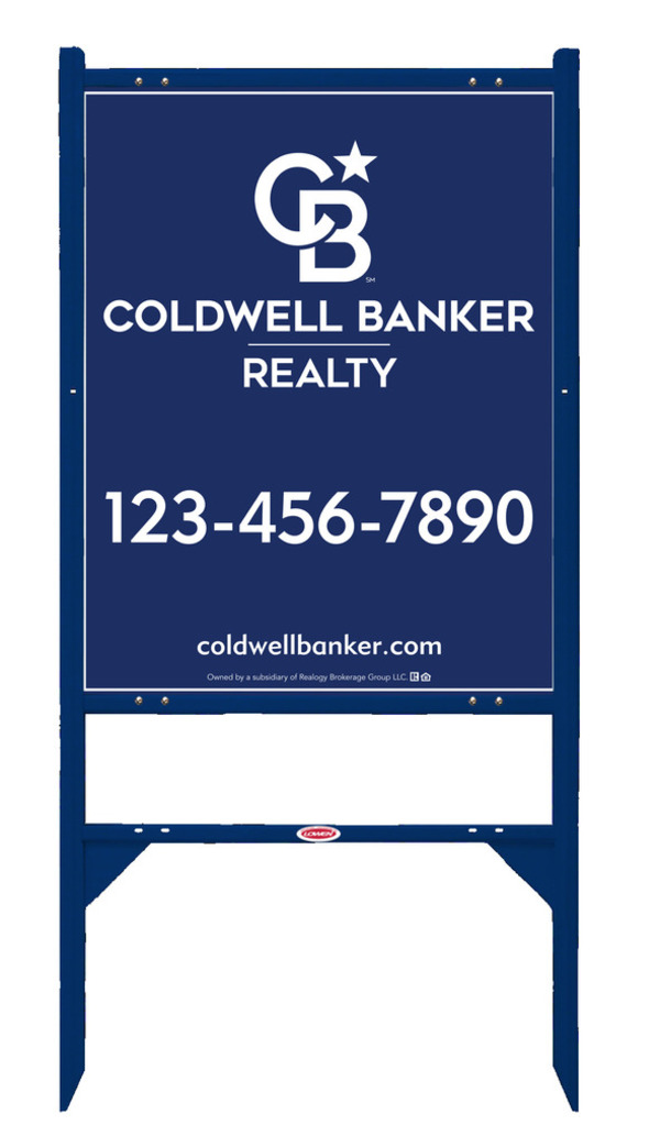 Angle Iron Frame and Office Sign Panel Unit, 30h x 24w, 3MM Aluminum Composite