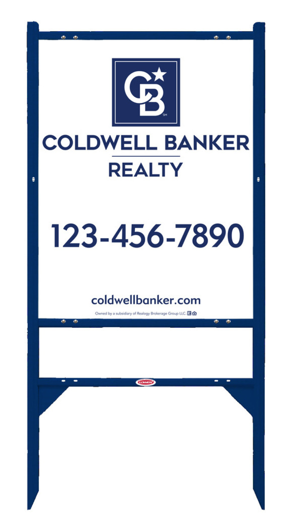 Angle Iron Frame and Office Sign Panel Unit, 30h x 24w, 3MM Aluminum Composite