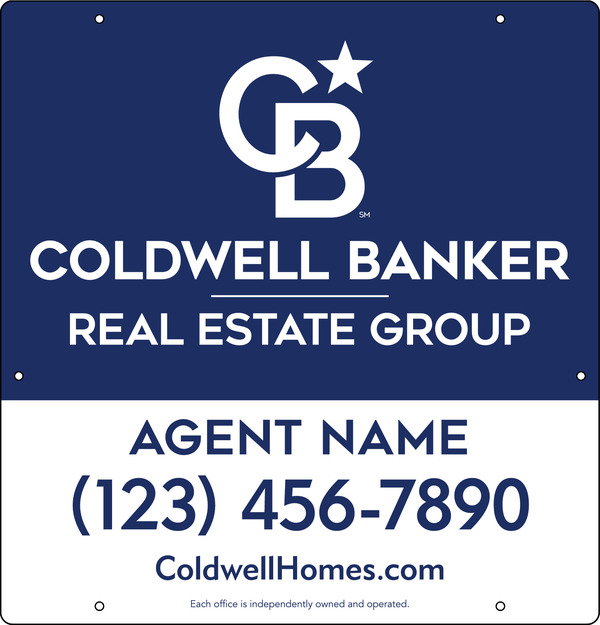 Agent Hanging Sign Panel, 25h x 24w, 3MM Aluminum Composite