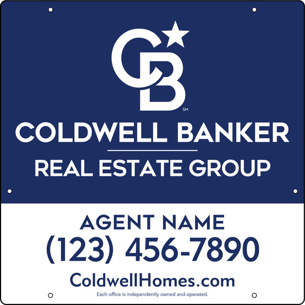 Agent Hanging Sign Panel, 24h x 24w, Steel