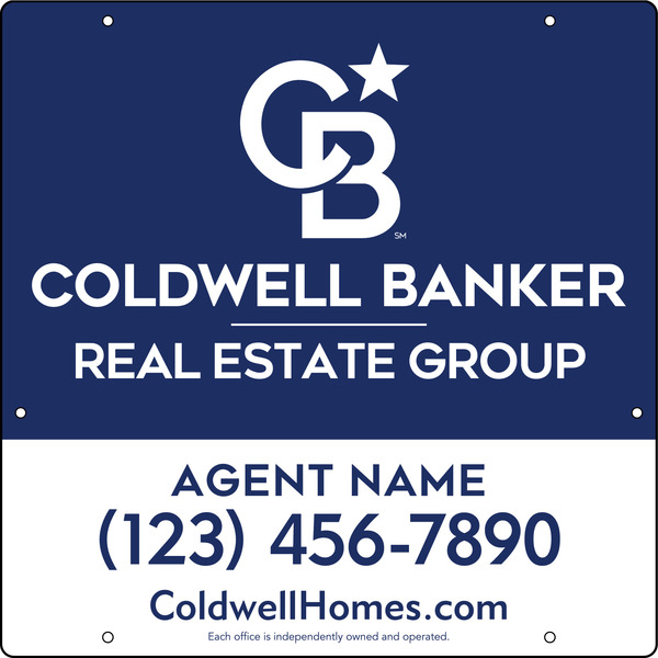 Agent Hanging Sign Panel, 24h x 24w, 3MM Aluminum Composite