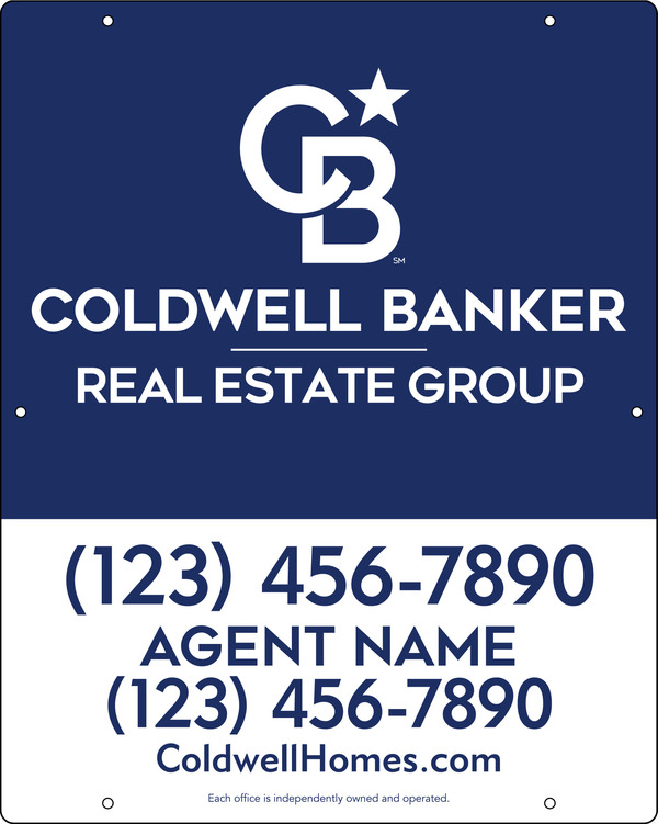Agent Hanging Sign Panel, 30h x 24w, 3MM Aluminum Composite